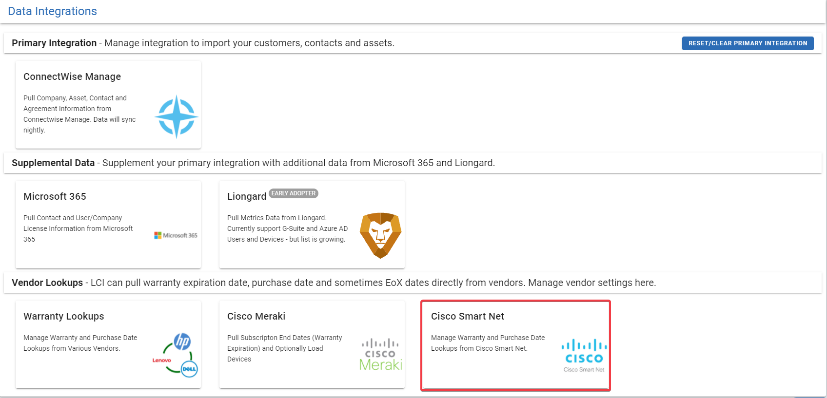 Cisco Smart Net Lifecycle Insights