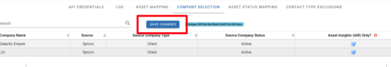 Click blue button that says save changes